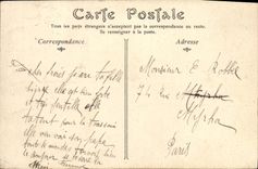 VINTAGE POSTCARD Auxerre the Cathedral Seen from of the Church