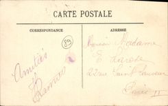 VINTAGE POSTCARD Auxerre Ruins of the Old Vault ND of the Virtues