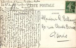 VINTAGE POSTCARD Auxerre View On the Cathedral Taken of the Summit of the bell-tower St Pierre