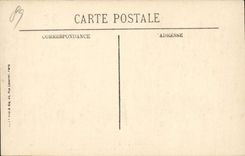 VINTAGE POSTCARD Auxerre Church Saint Germain and the bridge of the Small tower seen from of the cathedral