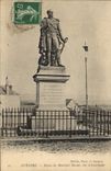 CPA Auxerre Statue du Marechal Davout duc d'Auerstaedt
