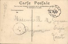VINTAGE POSTCARD Auxerre Rules of the Marshal Davout duke of Auerstaedt