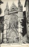 VINTAGE POSTCARD Auxerre Small Gate of the Cathedral
