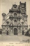 CPA Auxerre L'Eglise Saint Pierre