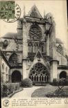 VINTAGE POSTCARD Auxerre the Church Saint Germain the transept