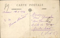 VINTAGE POSTCARD Auxerre the Church Saint Germain the transept