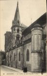 VINTAGE POSTCARD Auxerre the Bell-tower of Eusebe Saint