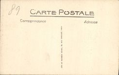 VINTAGE POSTCARD Auxerre the Cathedral Church Elienne Saint