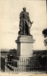 VINTAGE POSTCARD Auxerre the Statue of Davont