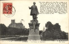 CPA Auxerre La Statue de Paul Bert