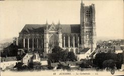 CPA Auxerre La Cathedrale 