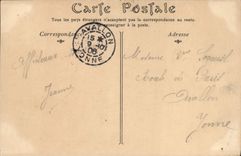 CPA Auxerre Vue Prise des Bords de l'Yonne 