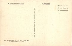 CPA Auxerre Eglise St Germain 