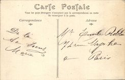 VINTAGE POSTCARD Auxerre Panoramic View Taken Of the Church Saint Pierre