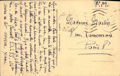 CPA Auxerre La Cathedrale Porche Central