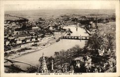 CPA Auxerre Vue Sur L'Yonne Cote Sud