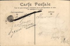 VINTAGE POSTCARD Auxerre Nave of the Cathedral Church Etienne Saint