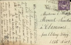 VINTAGE POSTCARD Auxerre View Taken of the Cathedral