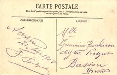 VINTAGE POSTCARD Auxerre the Park of the Dry Tree