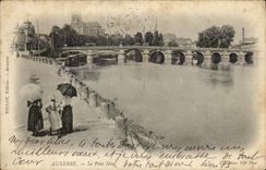 CPA Auxerre Le Pont Neuf
