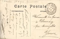 CPA Auxerre Vue Prise De Saint Pierre Cote de l'horloge