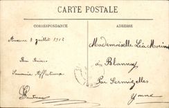 VINTAGE POSTCARD Auxerre View On the Cathedral