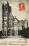 CPA Auxerre La Cathedrale Eglise Saint Etienne