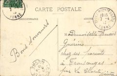 CPA Auxerre Batiment Du 3eme bataillon Militaria