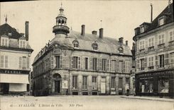 CPA Avallon l'Hotel De Ville