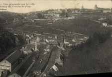CPA Avallon Vue Generale Sur La Ville Bourg De Cousin Le Pont