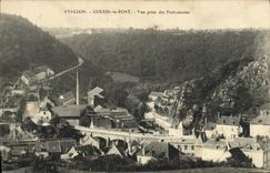 CPA Avallon Cousin Le Pont Vue Prise Des Promenades