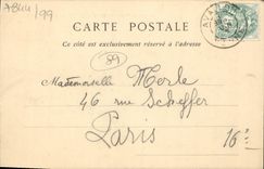 VINTAGE POSTCARD Surroundings of Avallon Valley Of the Cousin Under Rock