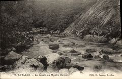 CPA Avallon Le Cousin Au Moulin Cadoux
