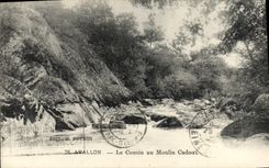 CPA Avallon Le Cousin Au Moulin Cadoux