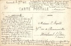 CPA Avallon Route De Pontaubert La Vallee Jolie Vallee du Cousin