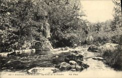CPA Environs d'Avallon Le Crot De La Foudre