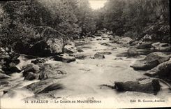 CPA Avallon Le Cousin Au Moulin Cadoux