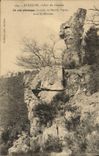 CPA Avallon Vallee Du Cousin Un Coin Pittoresque la roche du moulin Veyrat route de Meluzien