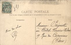 Valle de Avallon de la POSTAL de la VENDIMIA del primo una esquina pintoresca la roca del camino de Veyrat del molino de Meluzien