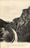 CPA Avallon Vallee Du Cousin Les Beaux Sites Pittoresques Route De Pontaubert pres du pont des Gardes