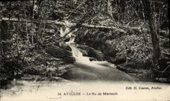 CPA Avallon Le Ru De Marrault