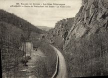 CPA Avallon Route De Pontaubert Aux Ruats La Vallee Jolie