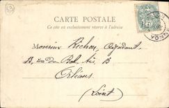 POSTAL Avallon de la VENDIMIA una esquina del primo