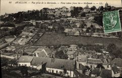 CPA Avallon Vue Prise De La Morlande