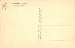 CPA Avallon Cousin Le Pont
