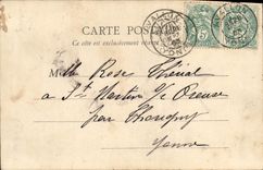 CPA Avallon La Montee Des Chatelaines