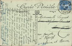 CPA Avallon La Rue Des Remparts