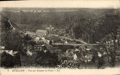 CPA Avallon Vue Sur Cousin Le Pont