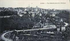 CPA Avallon Vue Generale Prise De La Morlande