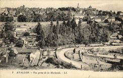 CPA Avallon Vue Prise De La Morlande